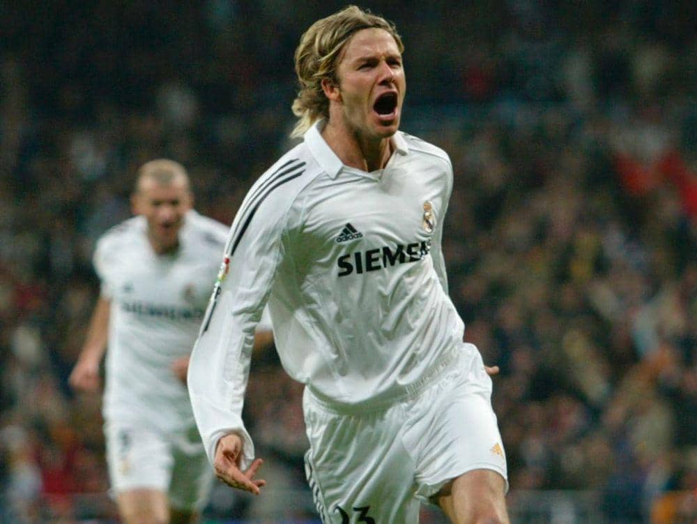 potret David Beckham berseragam Real Madrid (realmadrid.com)