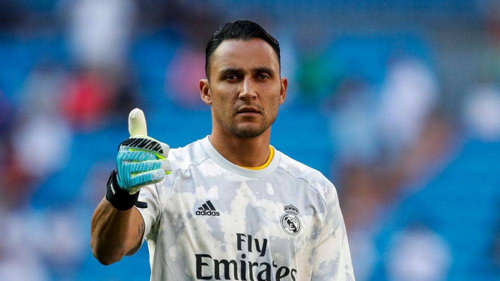 potret Keylor Navas berseragam Real Madrid (skysports.com)