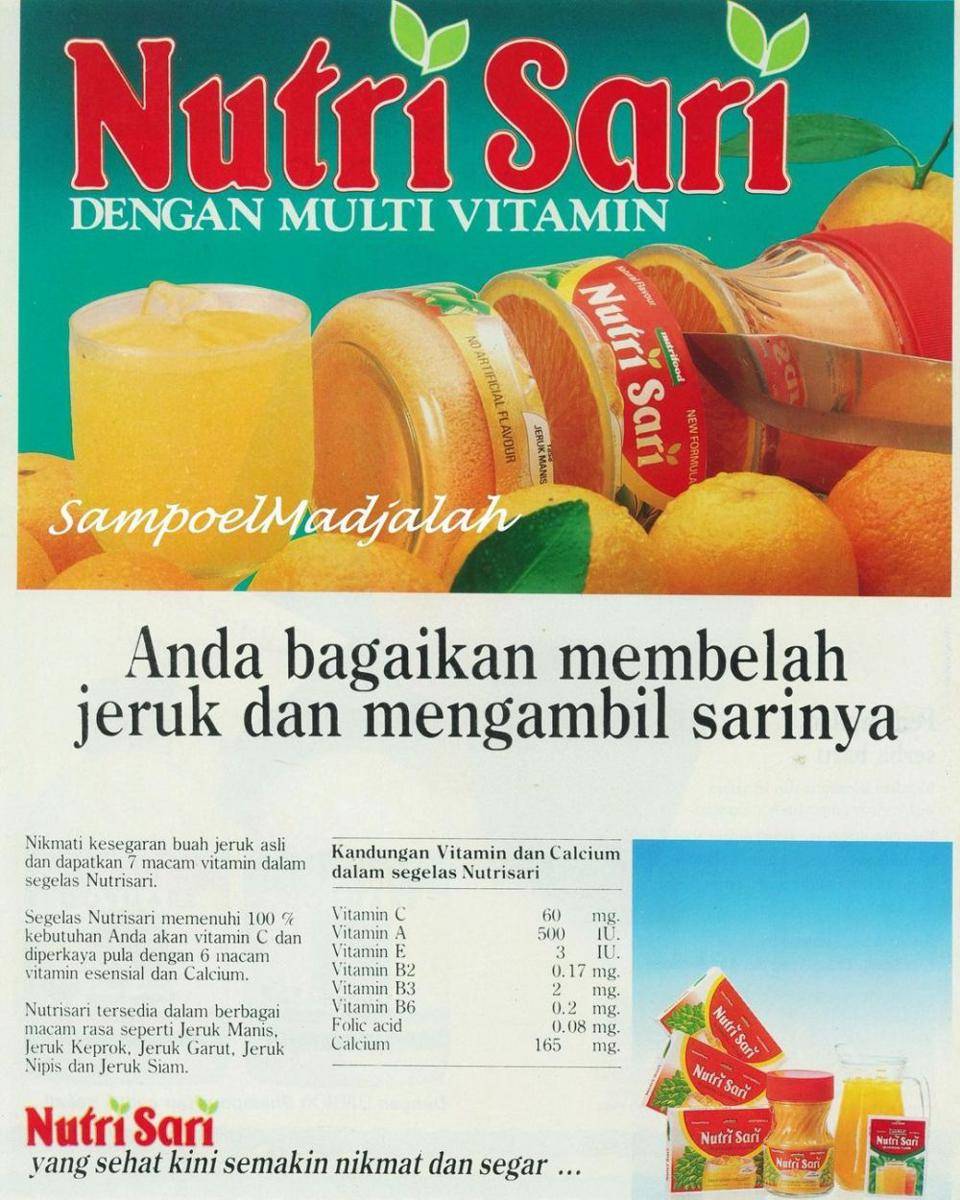 potret iklan jadul produk minuman (instagram.com/sampoelmadjalah)