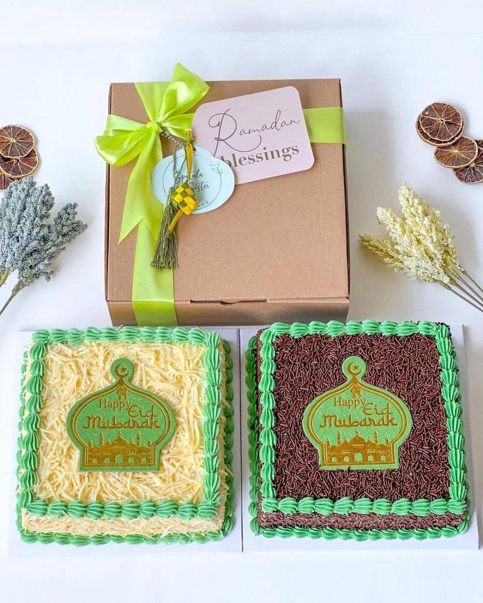 Hampers Lebaran bolu jadul. (Instagram.com/spatulasister)