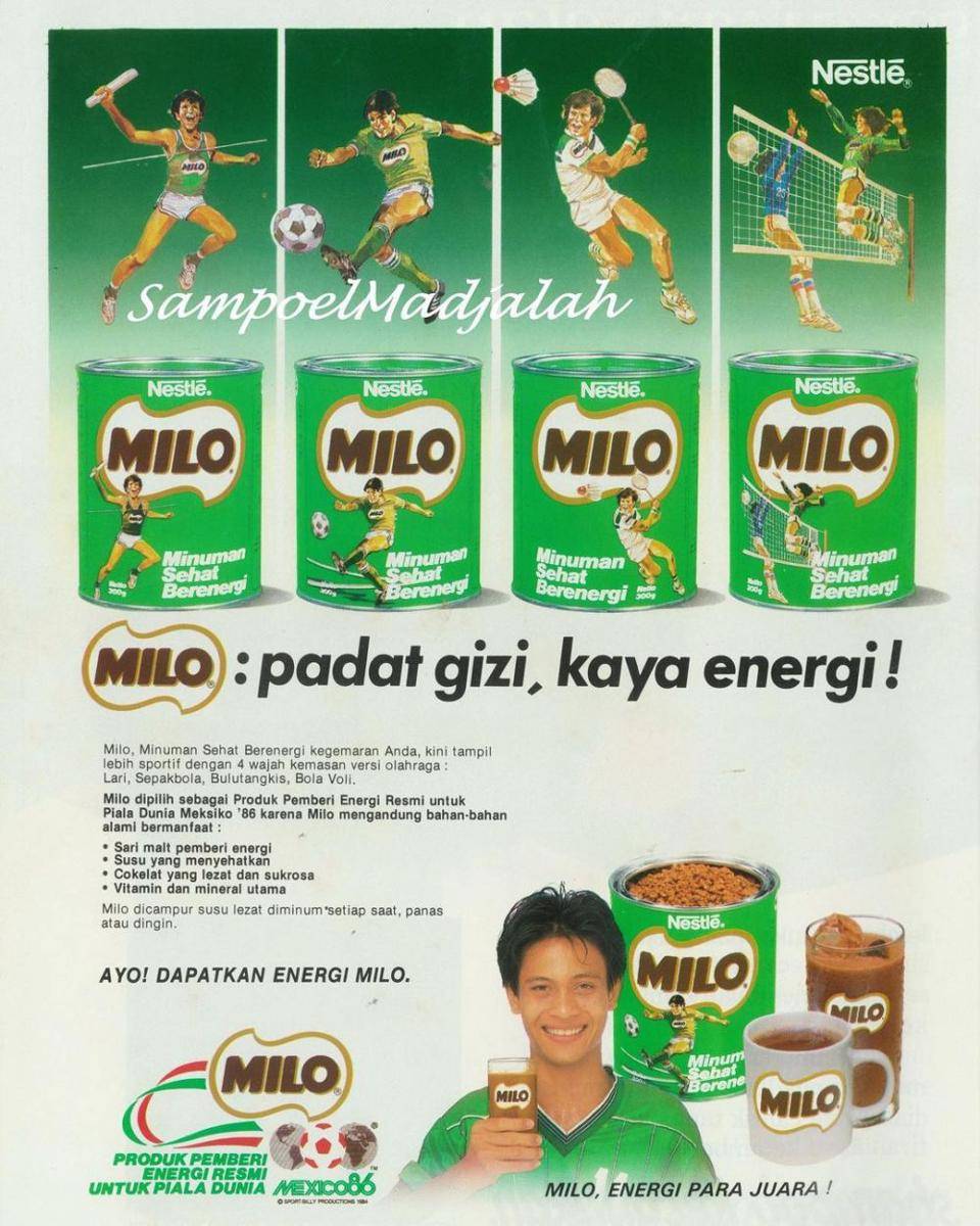 potret iklan jadul produk minuman (instagram.com/sampoelmadjalah)
