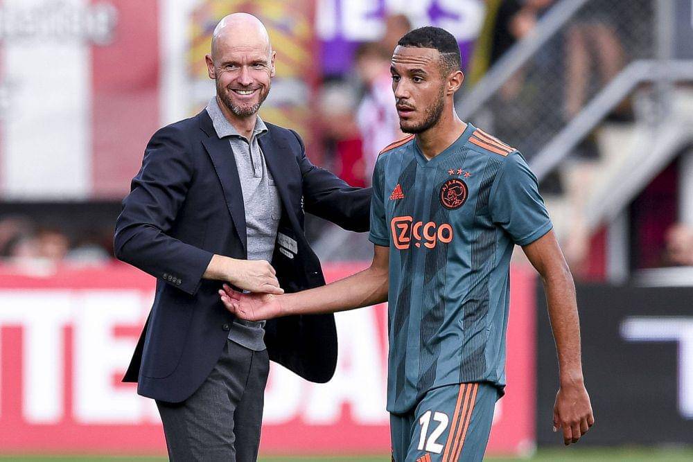 potret Erik ten Hag dan Hakim Ziyech (twitter.com/FIFAcom)