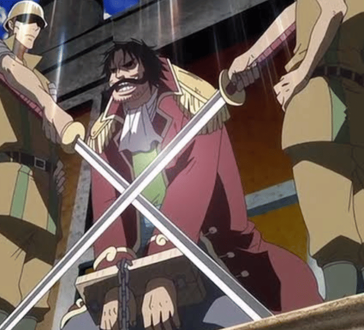 Gol D. Roger sebelum eksekusi. (Dok. Shueisha/One Piece)
