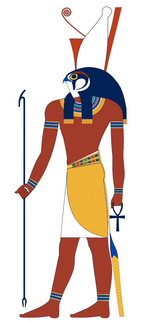 ilustrasi Horus, dewa Mesir Kuno di Ennead (wikimedia.org)