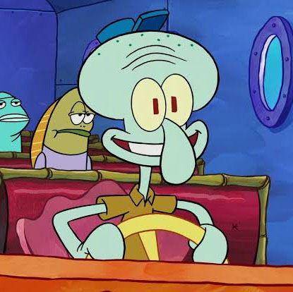 Squidward menyetir bus (spongebob.fandom.com)