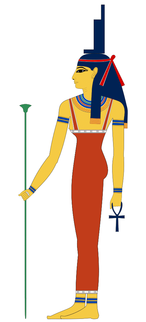ilustrasi Isis, dewi Mesir Kuno di Ennead (wikimedia.org)