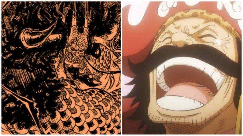 Kaido dan Gol D. Roger. (Dok. Shueisha/One Piece)