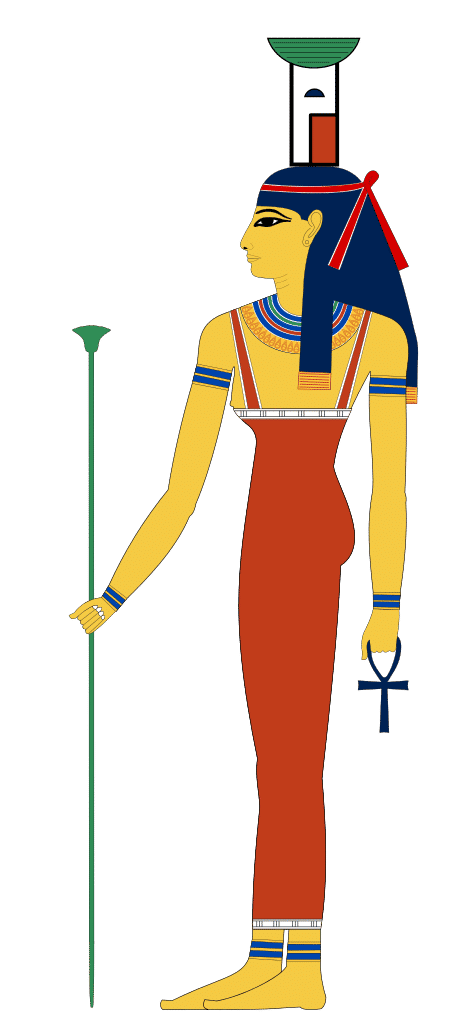 ilustrasi Nephthys, dewi Mesir Kuno di Ennead (wikimedia.org)