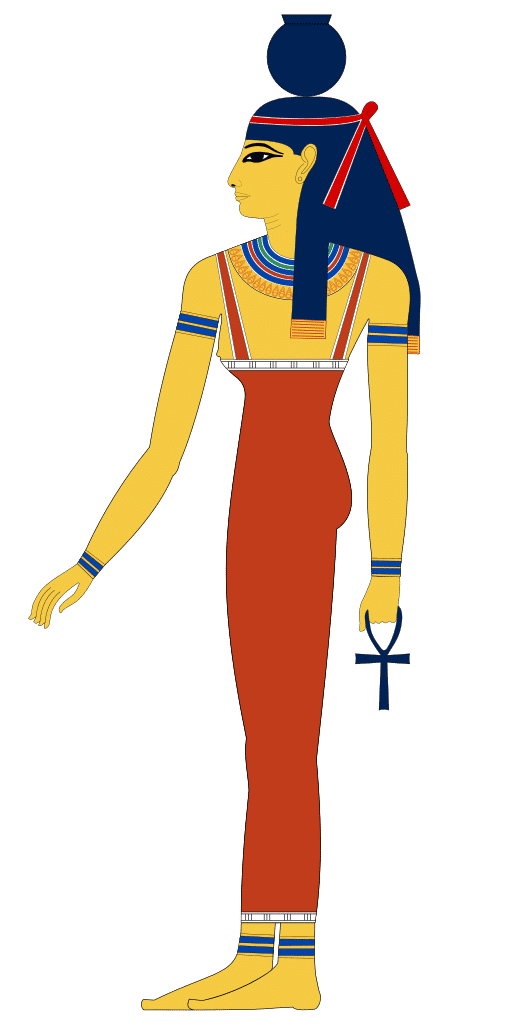 ilustrasi Nut, dewi Mesir Kuno di Ennead (wikimedia.org)