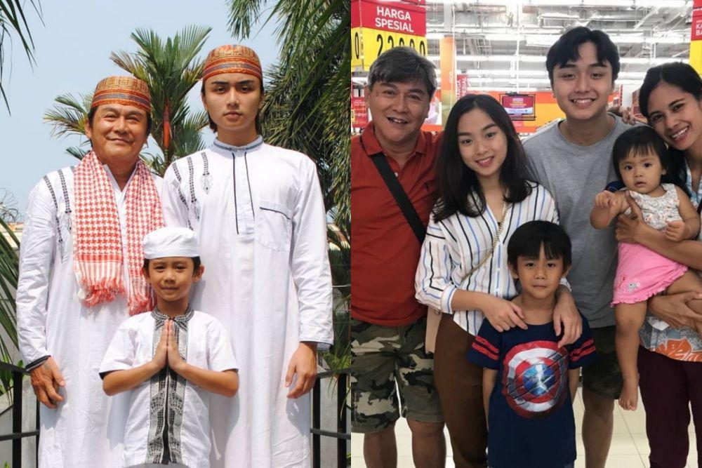 Ayah Menikah Empat Kali, 9 Potret Leon Dozan dan Keluarga