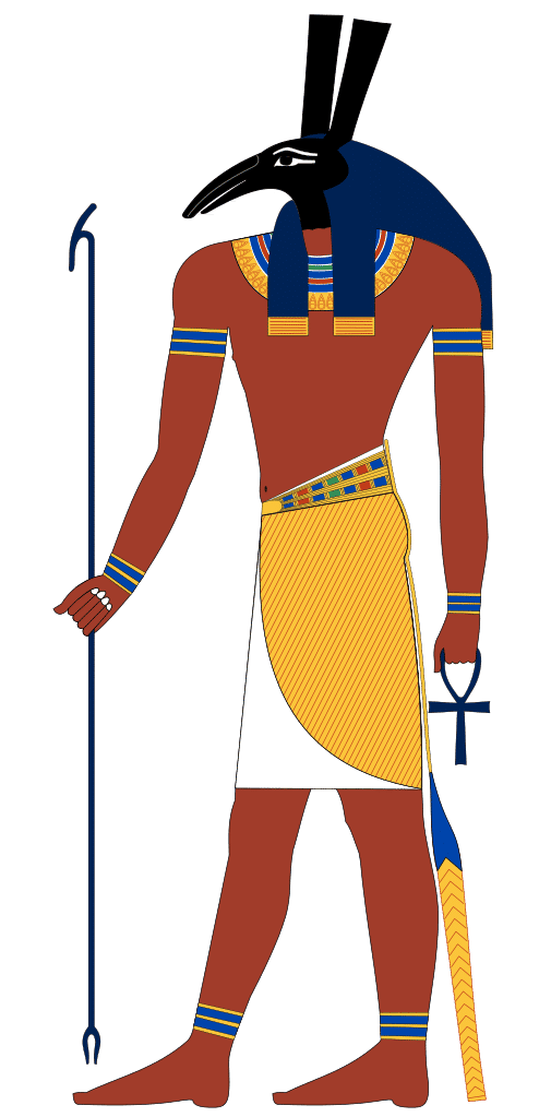ilustrasi Set, dewa Mesir Kuno di Ennead (wikimedia.org)