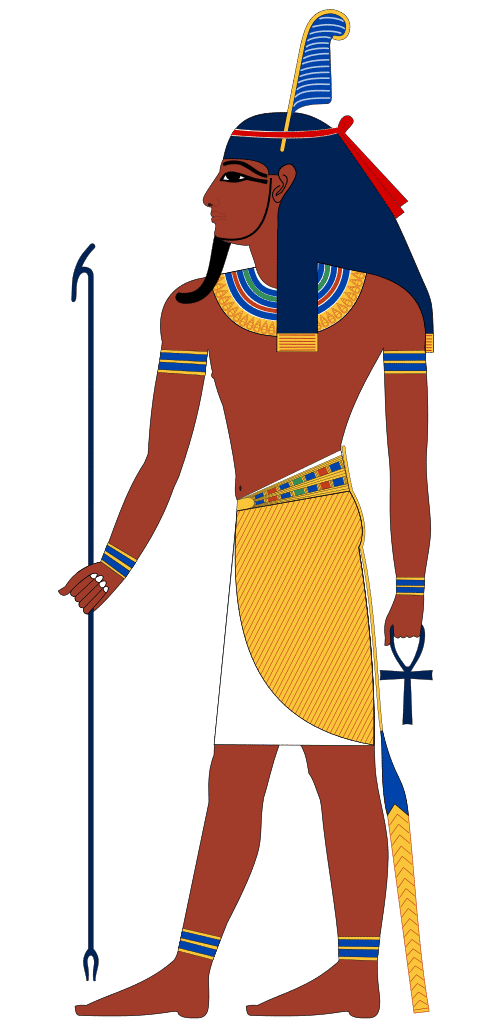 ilustrasi Shu, dewa Mesir di Ennead (wikimedia.org)