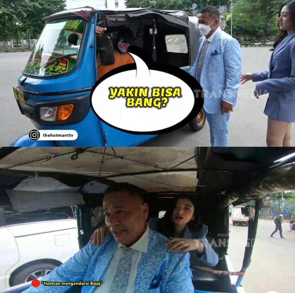 potret totalitas Hotman Paris (youtube.com/TRANS TV Official)