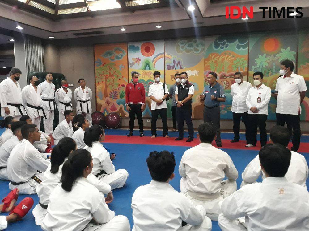 Timnas Karate Indonesia bersiap untuk SEA Games 2021 (IDN Times/Margith Juita Damanik)