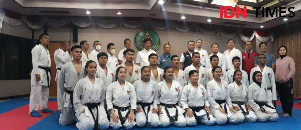 Timnas Karate Indonesia bersiap untuk SEA Games 2021 (IDN Times/Margith Juita Damanik)