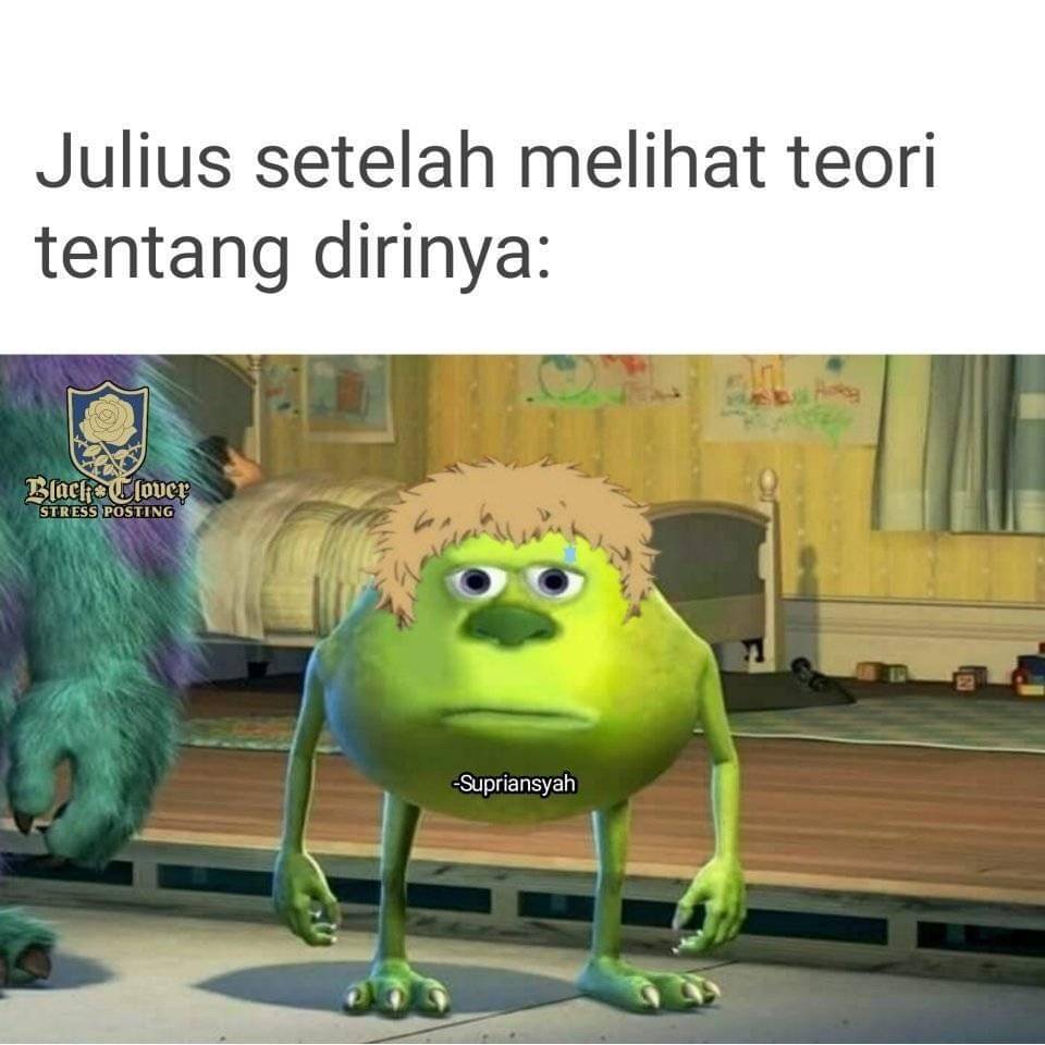 Reaksi Julius saat teori dirinya menjadi kenyataan ( facebook.com/ Ansa )