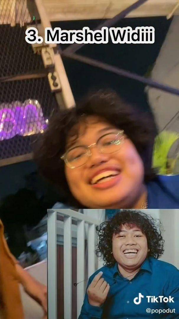 viral circle pertemanan mirip artis (tiktok.com/@popodut)