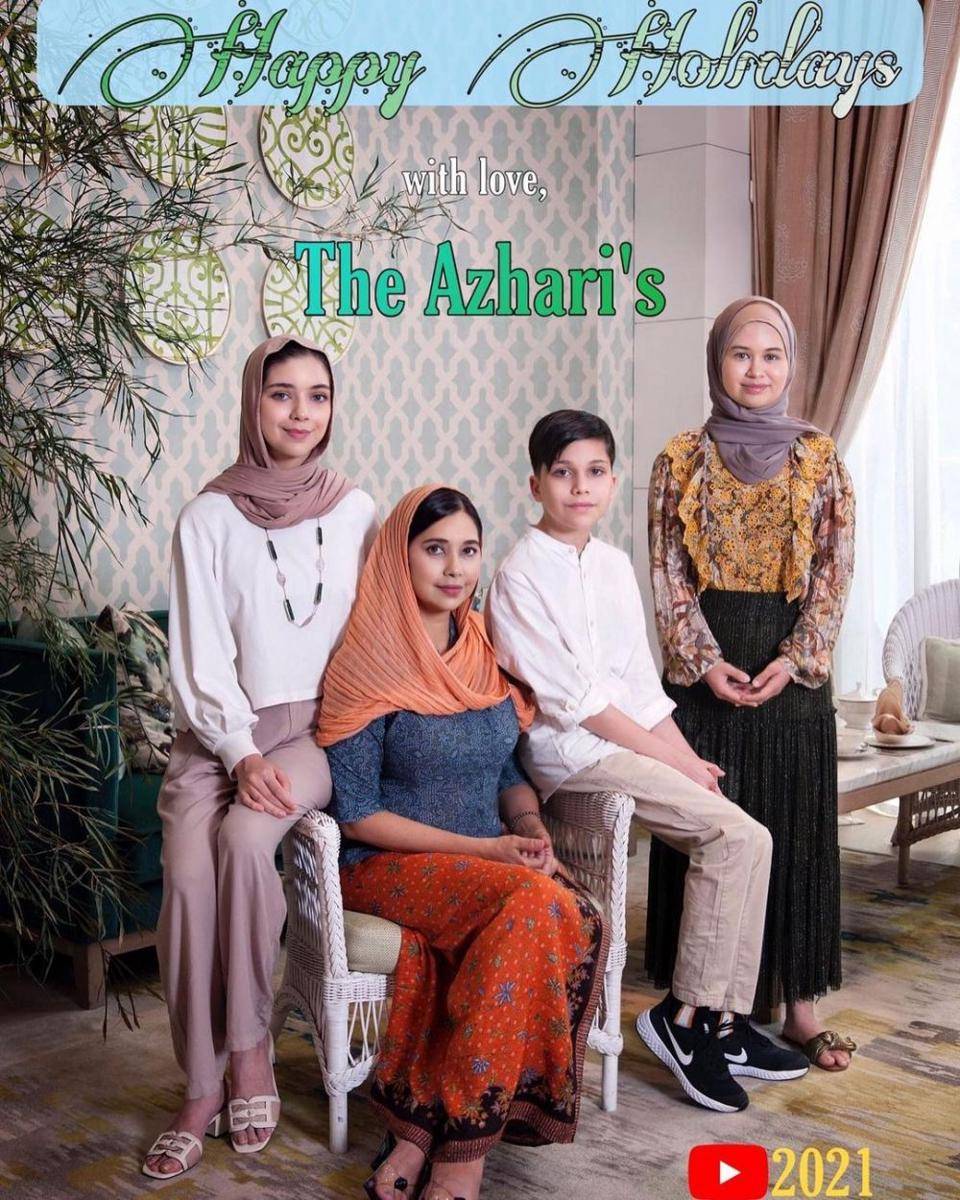 Keluarga Ayu Azhari (instagram.com/ayukhadijahazhari)