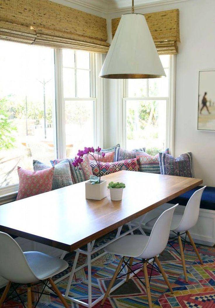 ilustrasi desain ruang makan Bohemian (pinterest.com/Home Design Lover)