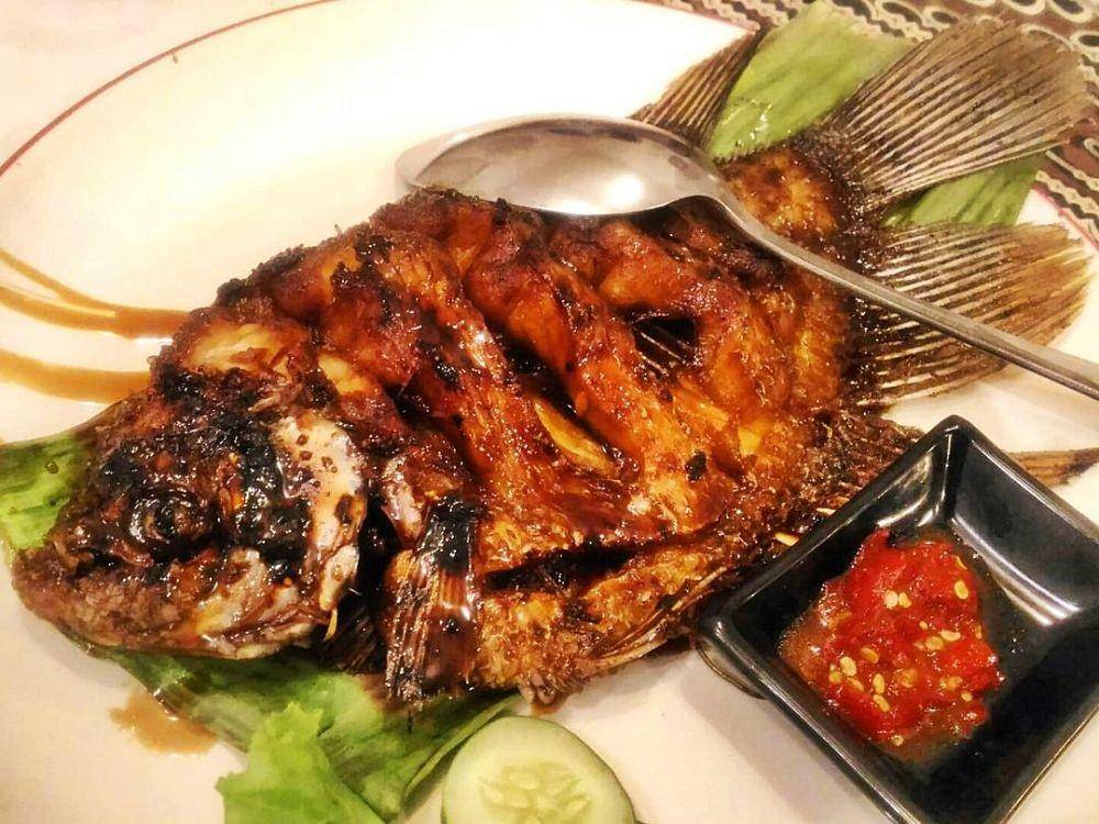 Gurami bakar, menu andalan Gama (instagram.com/hyfoodventure)