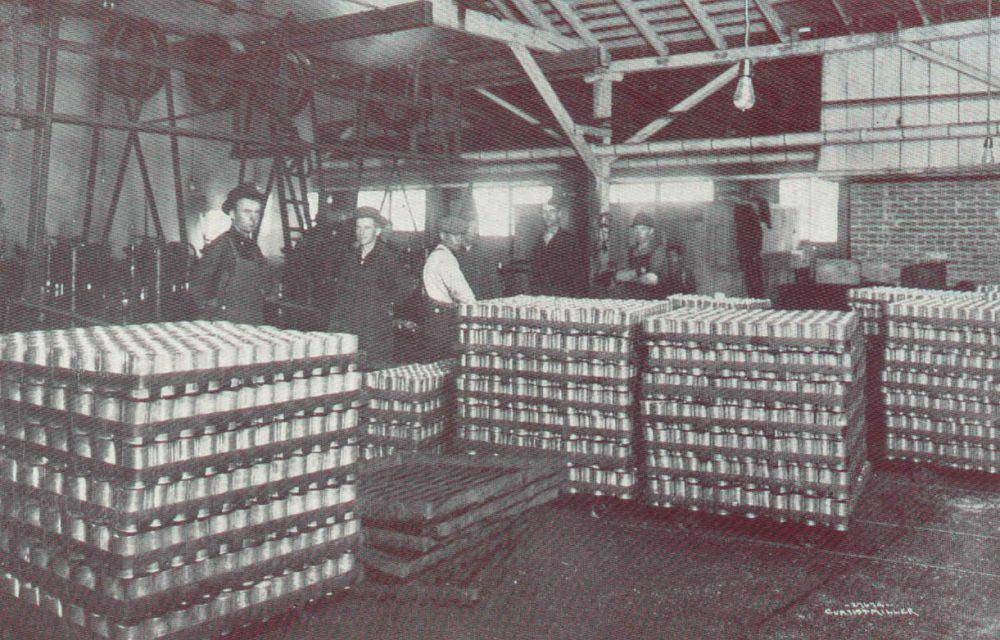 Proses pengalengan salmon di pabrik Apex Fish Co., Anacortes, Wash. (commons.wikimedia.org/University of Washington/Unknown author)