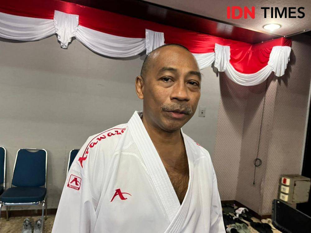 Kepala pelatih timnas Karate Indonesia, Idris Taher Gusti (IDN Times/Margith Juita Damanik)