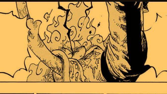 Luffy kena serangan Kaido. (Dok. Shueisha/One Piece)