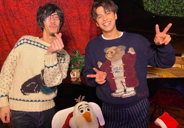 potret Morisaki Win (sebelah kanan) bersama kenalannya (instagram.com/win_morisaki_official)