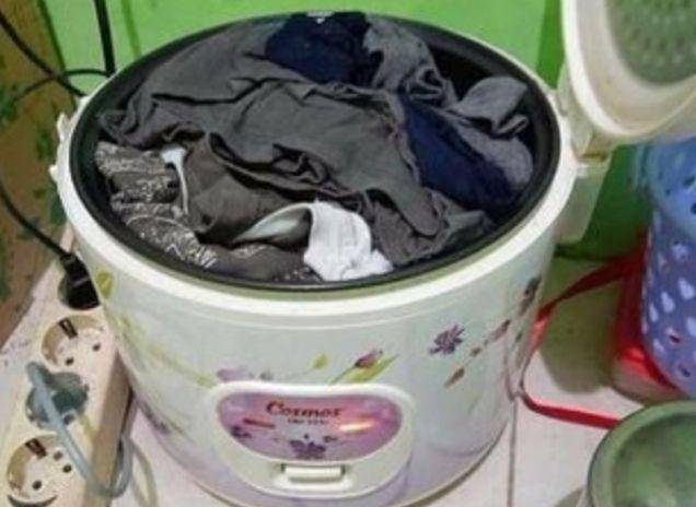 cara kocak amankan barang (instagram.com/humorsantuy)