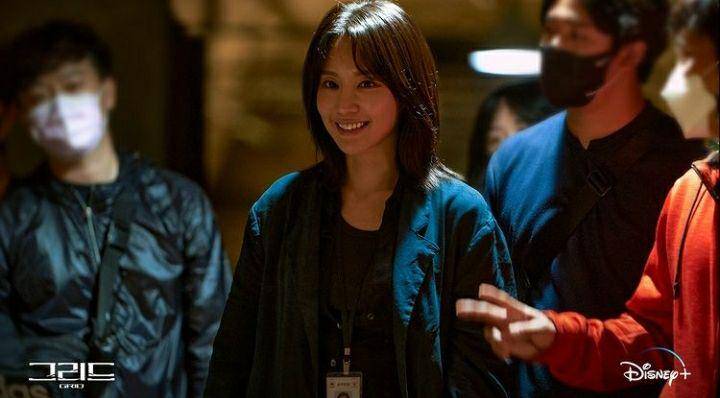 potret di balik layar drama Grid (instagram.com/disneypluskr)