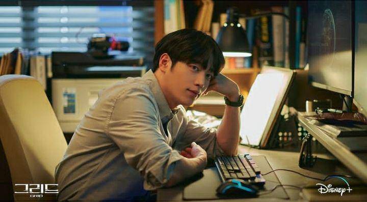 potret di balik layar drama Grid (instagram.com/disneypluskr)