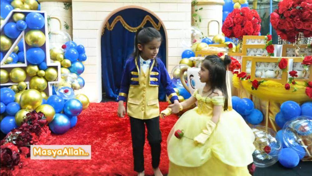 Momen perayaan ulang tahun anak Tasyi Athasyia. (YouTube/Tasyi Athasyia)