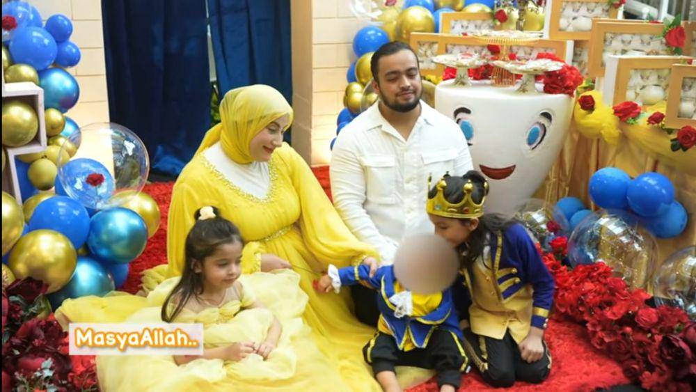 Momen perayaan ulang tahun anak Tasyi Athasyia. (YouTube/Tasyi Athasyia)