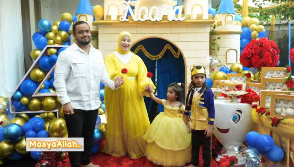 Momen perayaan ulang tahun anak Tasyi Athasyia. (YouTube/Tasyi Athasyia)