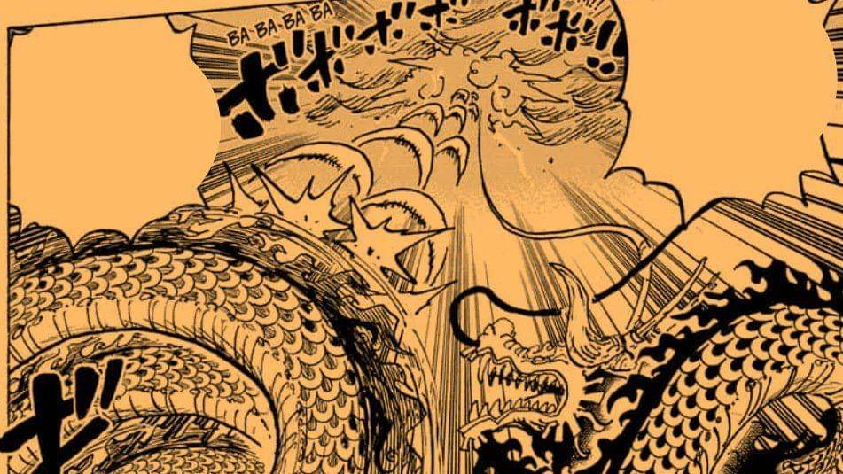 Serangan angin tajam Kaido. (Dok. Shueisha/One Piece)