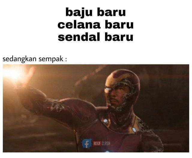 meme jelang Lebaran (facebook.com/rouf.clash)