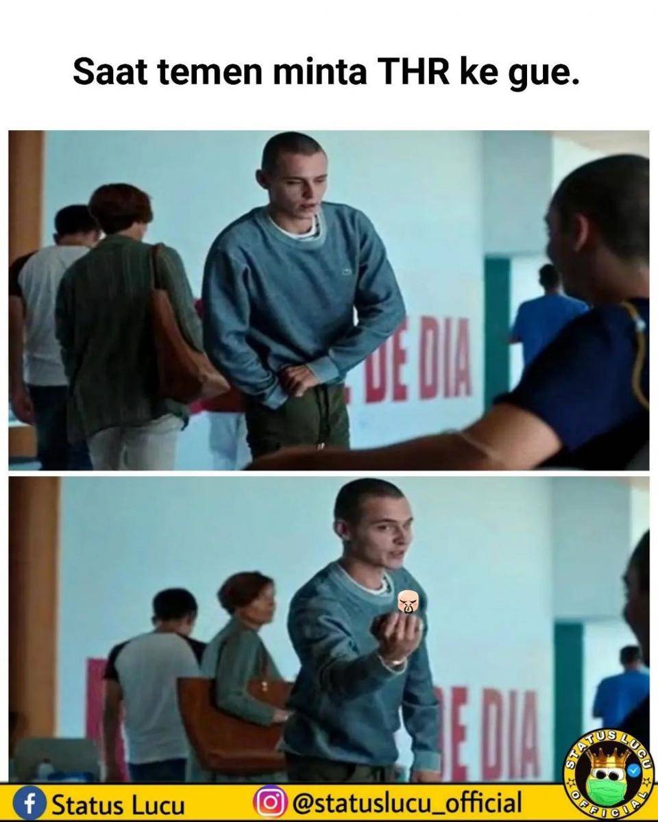 meme minta THR (instagram.com/statuslucu_official)
