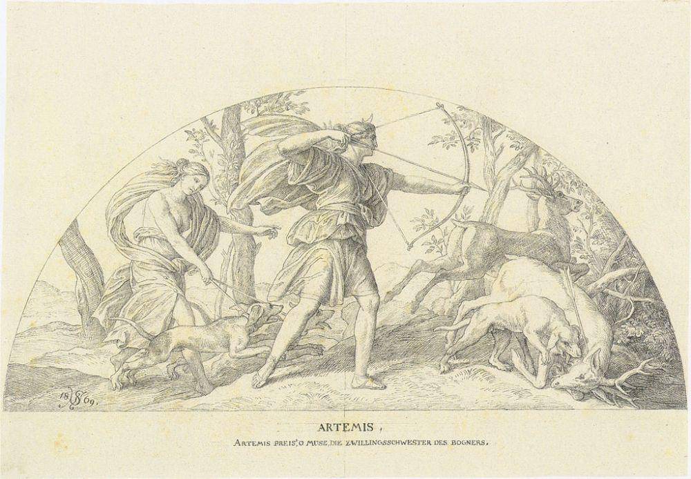 Artemis (commons.wikimedia.org/Schnorr von Carolsfeld)