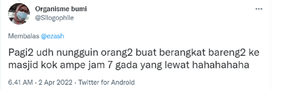 pengalaman lebaran meleset (twitter.com/Silogophile)