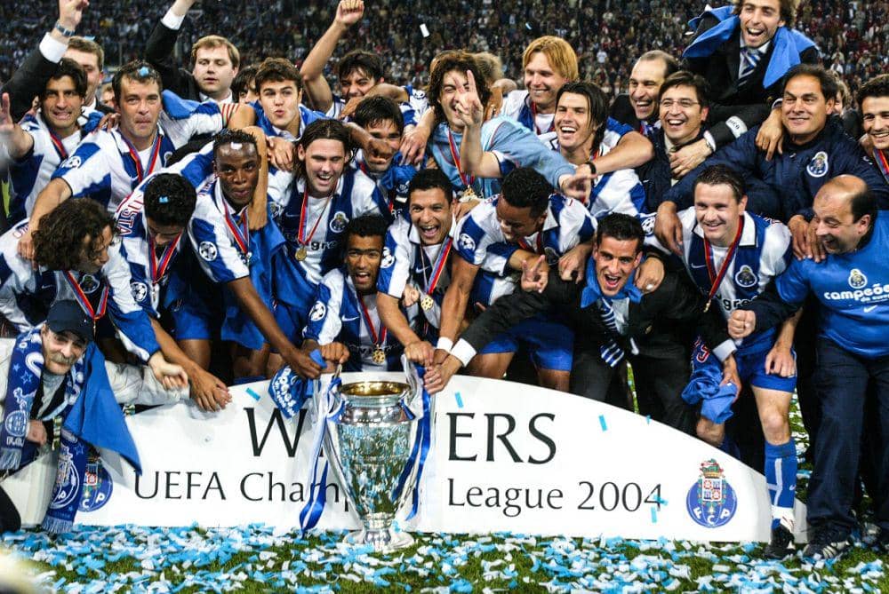 FC Porto ketika juara Liga Champions pada musim 2003/2004. (twitter.com/championsleague)