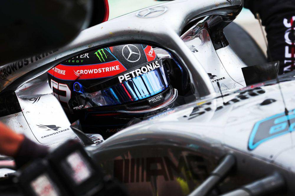 George Russell pada GP Imola 2022 (twitter.com/MercedesAMGF1)