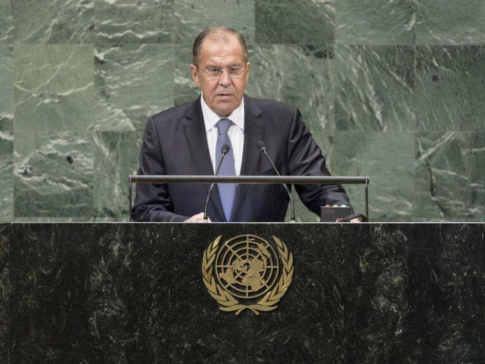 Menlu Rusia Sergey Lavrov (news.un.org)