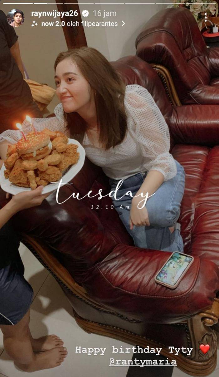 ulang tahun Ranty Maria (instagram.com/raynwijaya26)