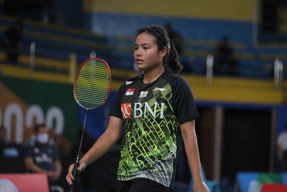 Tunggal putri Komang Ayu Cahya Dewi di Kejuaraan Bulu Tangkis Asia 2022. (dok. PP PBSI)