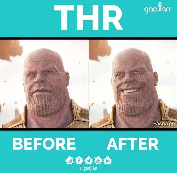 meme kocak tentang THR (instagram.com/gadjian)