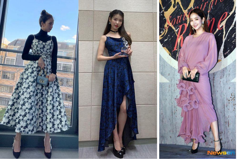 9 Inspirasi Dress ala Aktris Korea, Cocok untuk ke Pesta