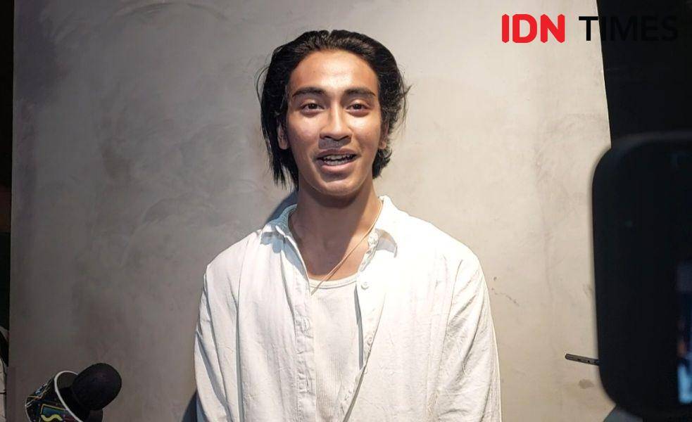 Abidzar Al Ghifari di Jakarta Pusat, pada Senin (25/04/2022) (IDN Times/Erfah Nanda)