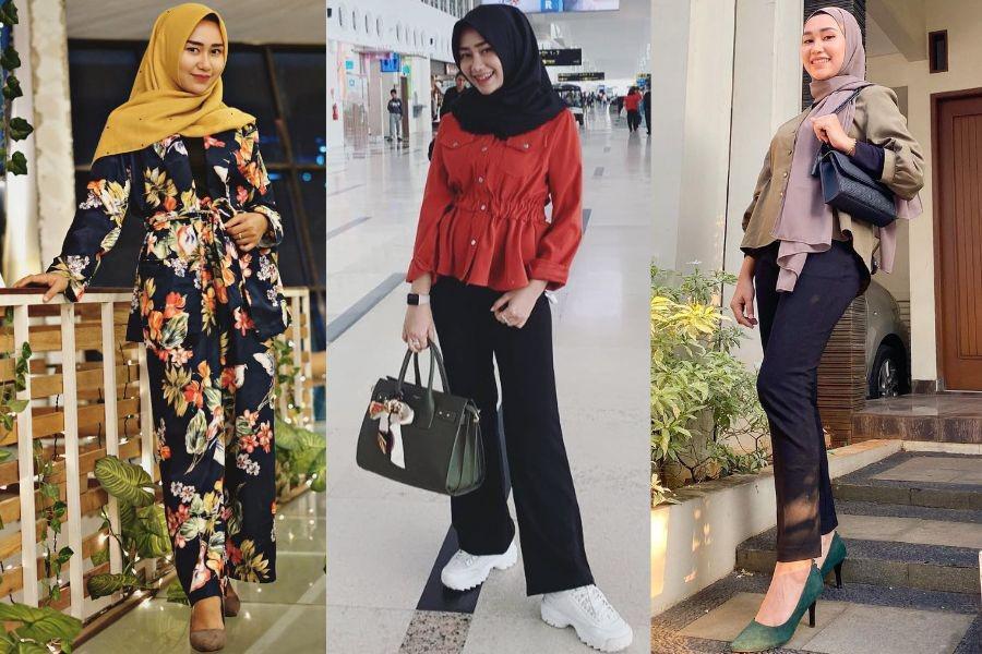 9 OOTD Hijab Septia Siregar, Tampil Stylish Lain dari yang Lain
