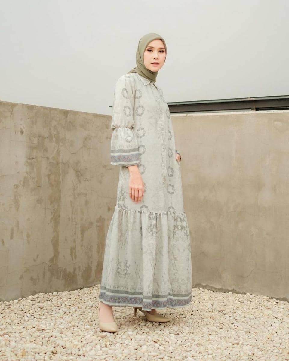 Gamis Pastel untuk Lebaran (instagram.com/zaskiamecca_id)
