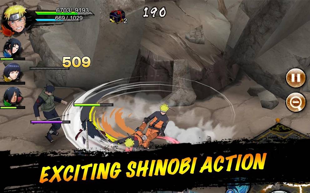 tampilan Naruto x Boruto Ninja Voltage (play.google.com)